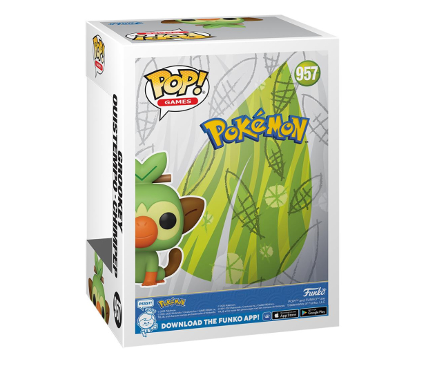 Funko POP Games: Pokemon - Grookey - 1228632 - zdjęcie 4